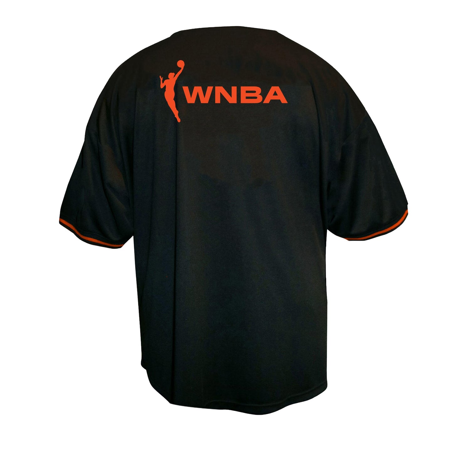 WNBA Fanatics Big & Tall Full-Button Fashion Jersey - Black