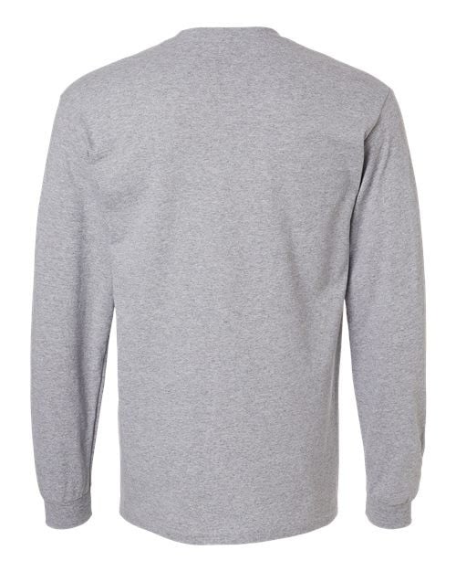 Seattle Seahawks Long Sleeve T-Shirt – Team Scratch Logo – Gray