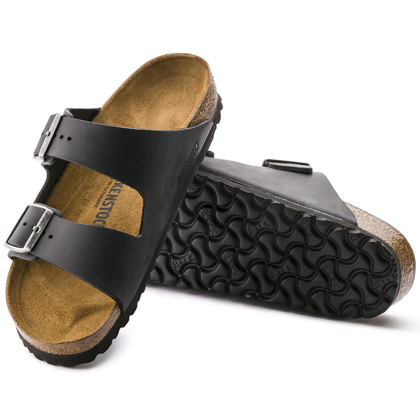 552111 Birki Arizona Oiled Leather Black