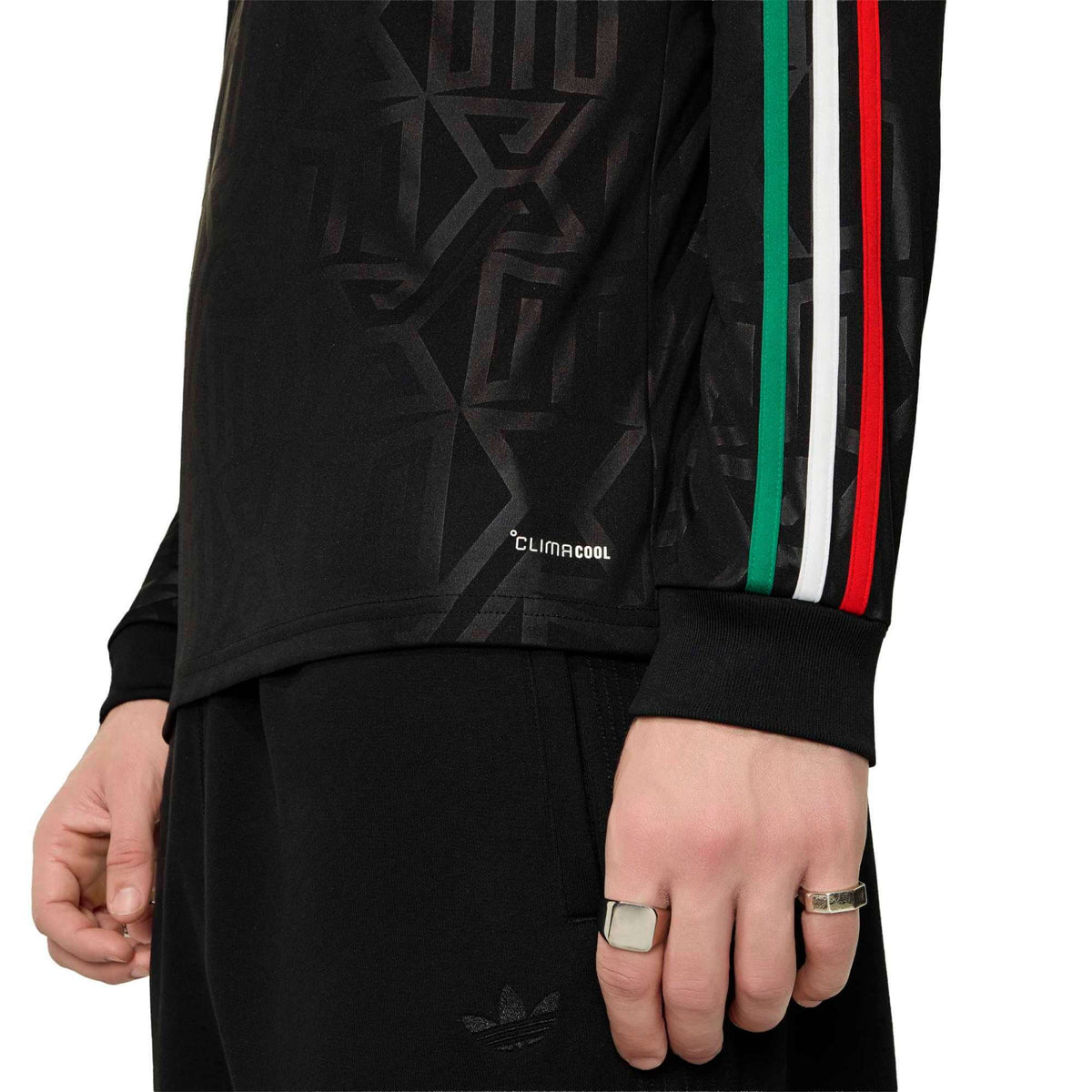 adidas 2026 Mexico Men's Stadium Third Long-Sleeve Soccer Jersey
