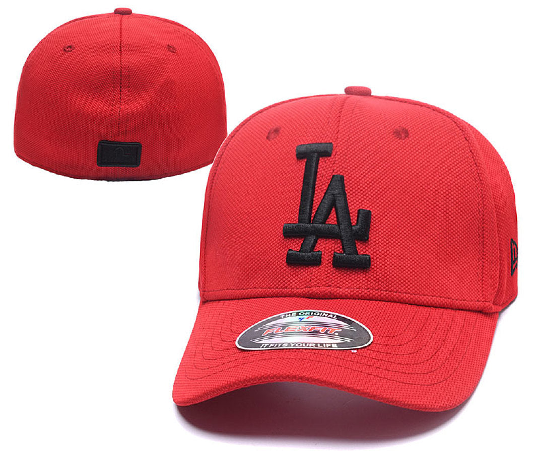 Unisex Stretch Curved Brim Baseball Cap, Embroidered Closed Back Sports Hat