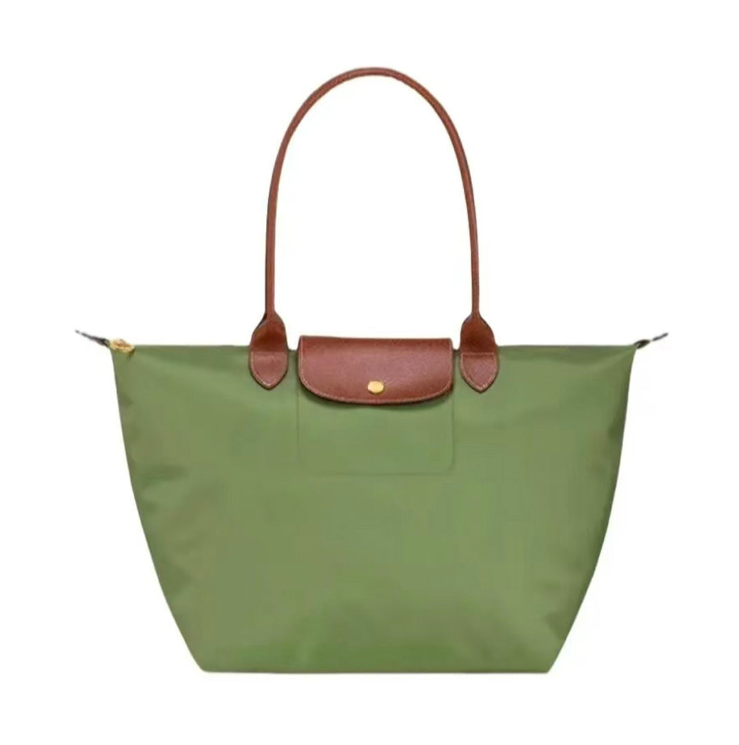 Longchamp - Small Le Pliage Tote, Moss Green