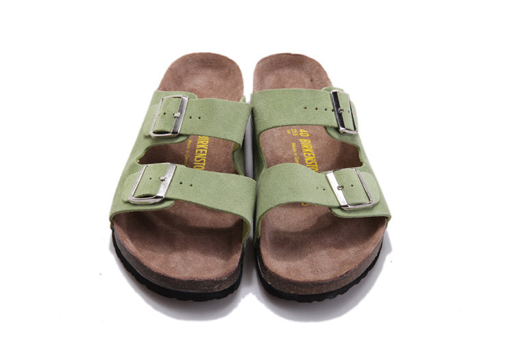 Birkenstock Arizona (Sage Green / Light Green Suede)