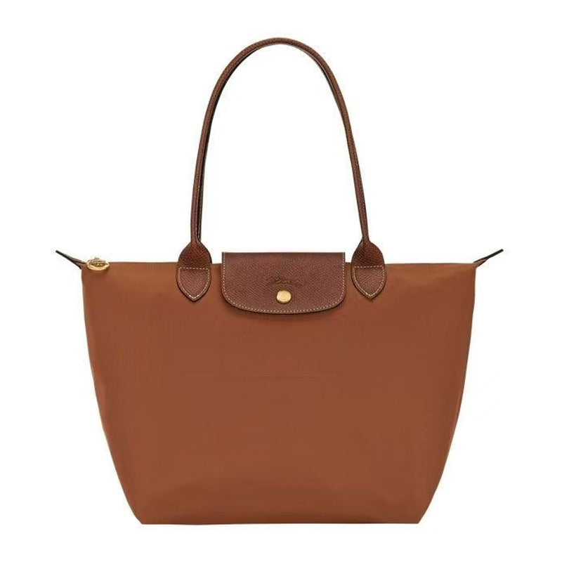 Longchamp - Large Le Pliage Tote, Cognac