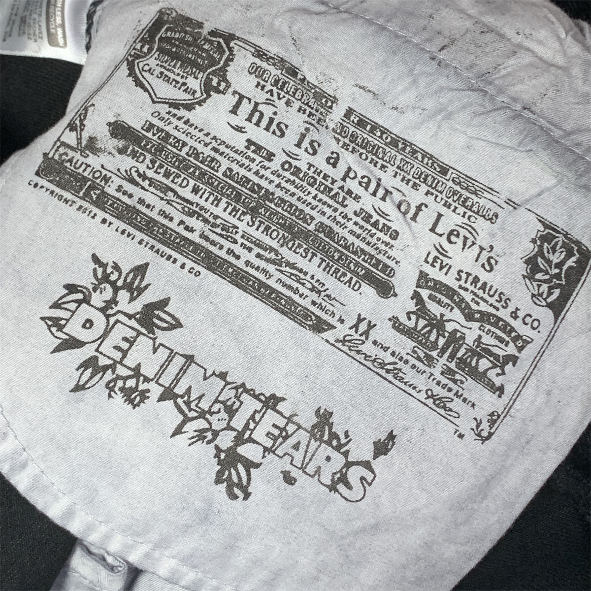Levi's x Denim Tears The Cotton Wreath Jeans 'Black'