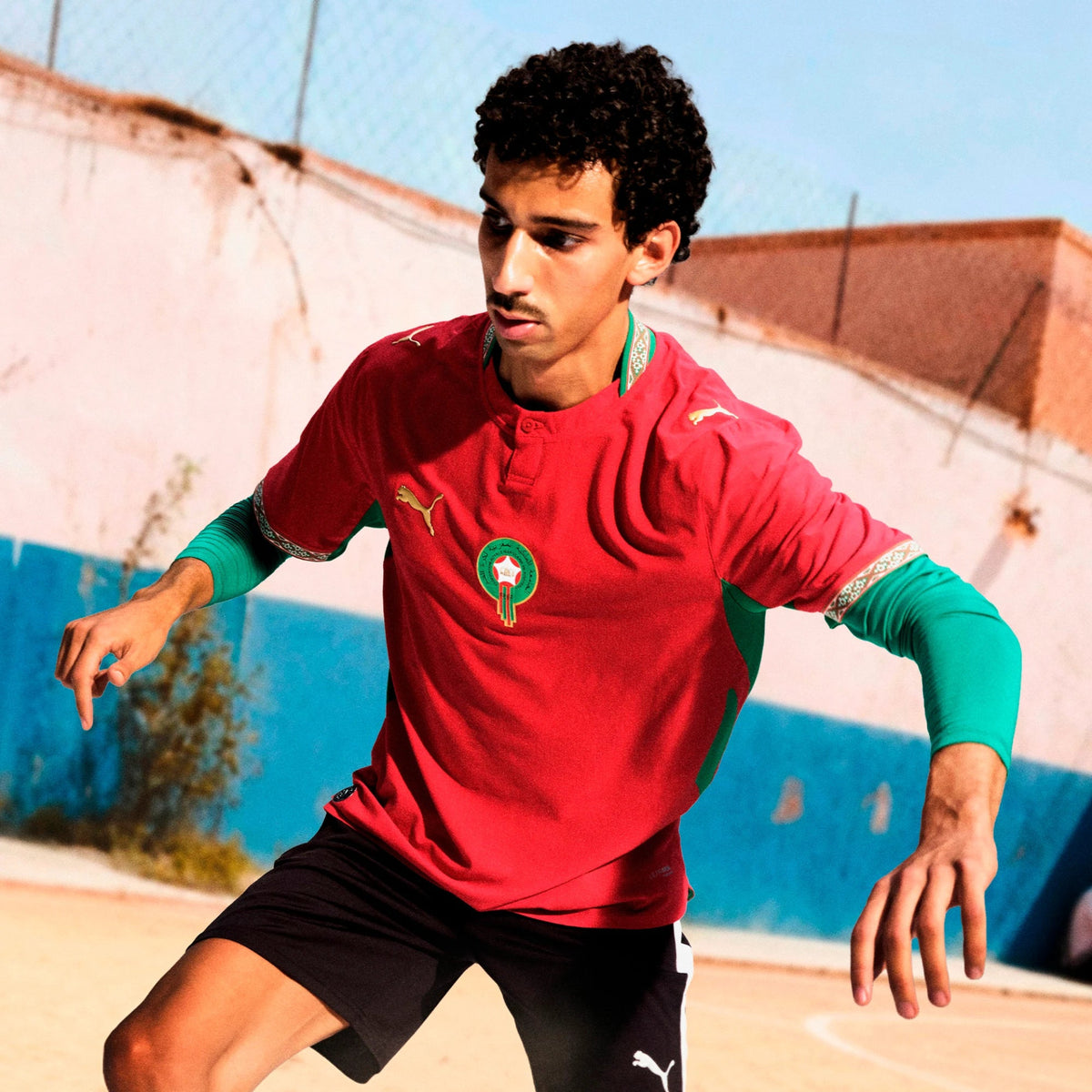 Puma 2026 Morocco Men's Stadium Home Soccer Jersey
