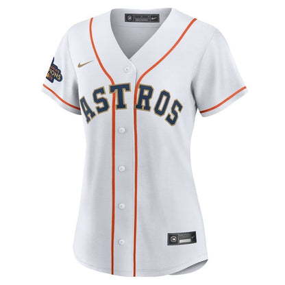 Ryan Pressly 55 Houston Astros 2023 Women Jersey - White/Gold