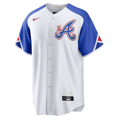Matt Olson 28 Atlanta Braves 2023 City Connect Men Jersey - White