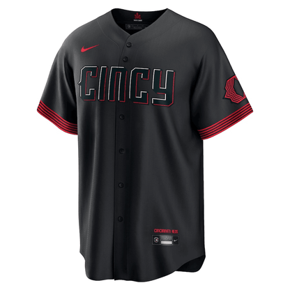 Barry Larkin 11 Cincinnati Reds 2023 City Connect Men Jersey - Black