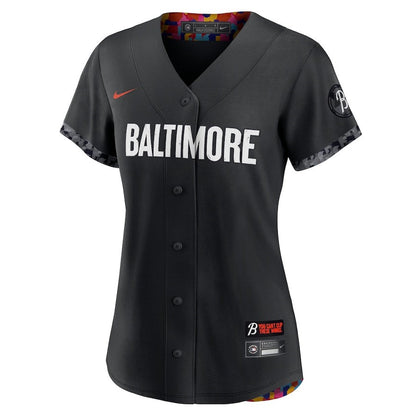 Cedric Mullins 31 Baltimore Orioles Women's 2023 City Connect Player Jersey - Black
