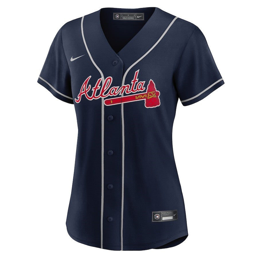 Atlanta Braves Women's Alternate Team Jersey - Navy