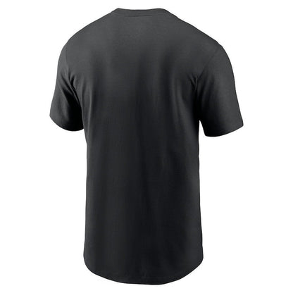 Cleveland Guardians Camo Logo T-Shirt - Black