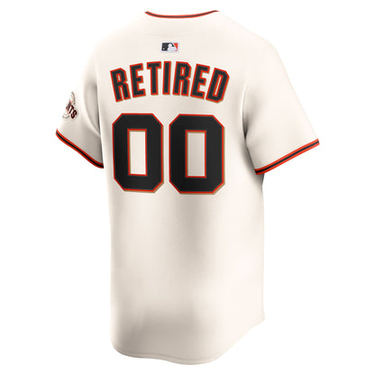 San Francisco Giants Nike Home Limited Pick-A-Player Retired Roster Jersey - Cream