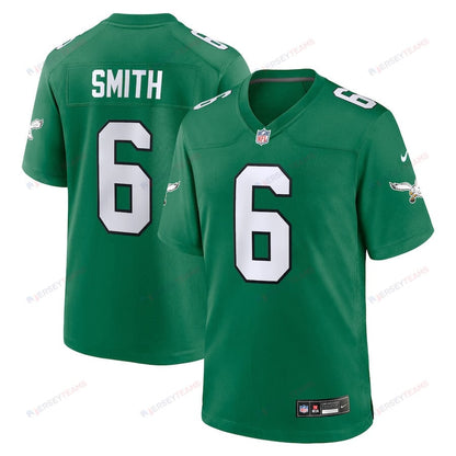 DeVonta Smith 6 Philadelphia Eagles Alternate Game YOUTH Jersey - Kelly Green