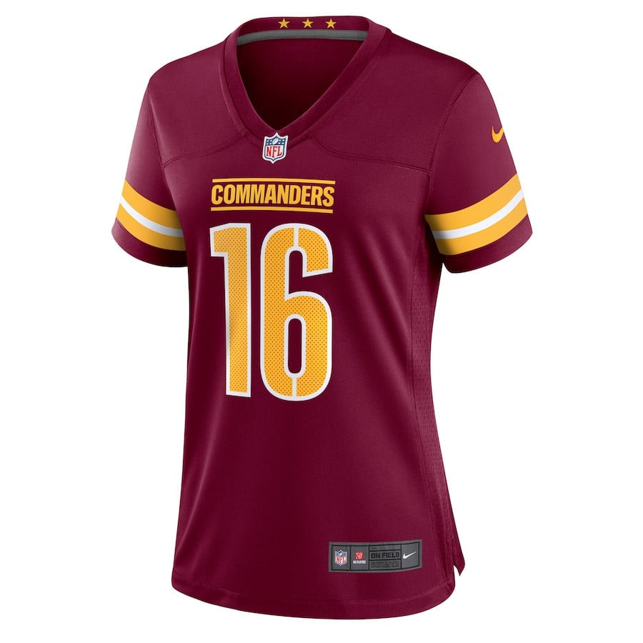 Byron Pringle 16 Washington Commanders Women's Game Jersey - Burgundy