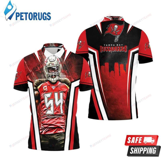 Tampa Bay Buccaneers Lavonte David Super Bowl Champions Printed Polo Shirt