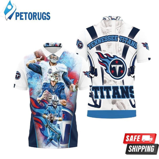 Afc South Division Champions Tennessee Titans Super Bowl 2021 Printed Polo Shirt
