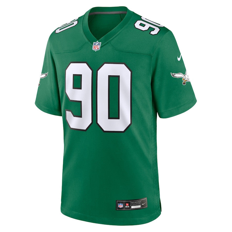 Mike Golic 90 Philadelphia Eagles Alternate Game Men Jersey - Kelly Green
