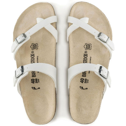 Birkenstock Sandals Women's Mayari Birko-Flor in White Sandals