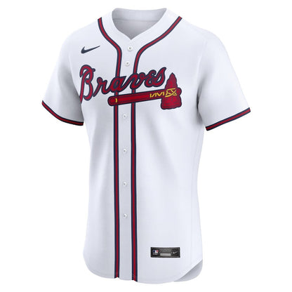 Daysbel Hernandez 75 Atlanta Braves Home Elite Player Men Jersey - White