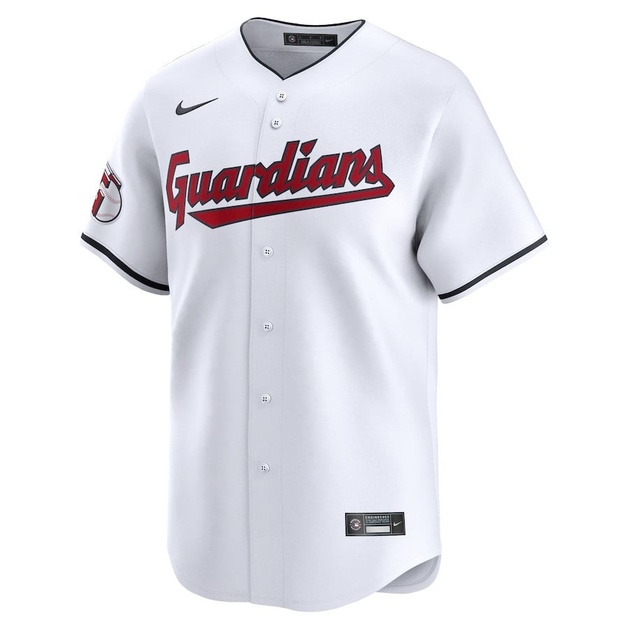 Brayan Rocchio 4 Cleveland Guardians Home Limited Player Men Jersey - White