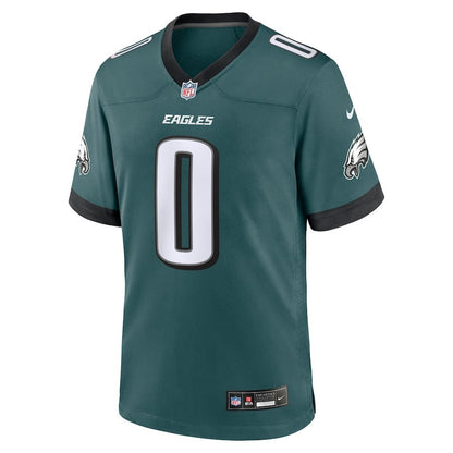Bryce Huff 0 Philadelphia Eagles Game Men Jersey - Midnight Green