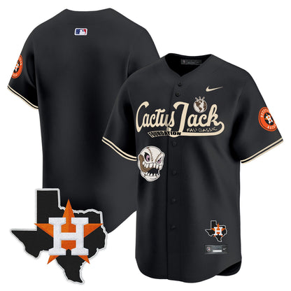 Kyle Tucker 30 Houston Astros Cactus Jack Foundation Fall Classic Black Limited Jersey - Men