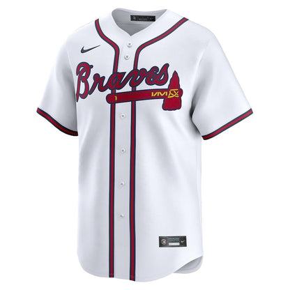 Jarred Kelenic 24 Atlanta Braves Home Limited Men Jersey - White