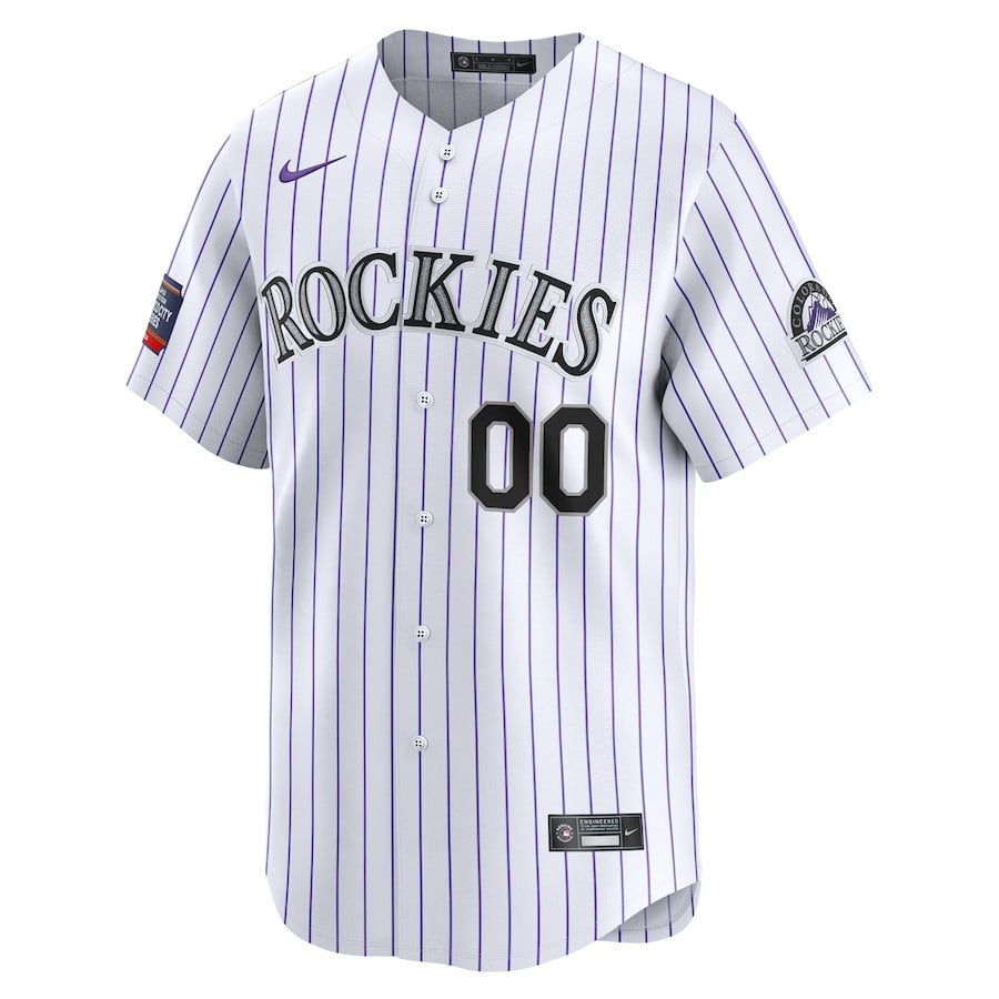 Colorado Rockies 2024 MLB World Tour Mexico City Series Home Limited Custom Men Jersey - White