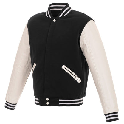 Atlanta Braves Reversible Fleece Full-Snap Jacket - Men's Navy