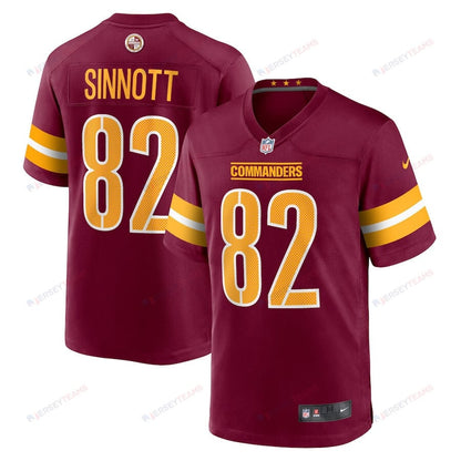 Ben Sinnott 82 Washington Commanders Game Men Jersey - Burgundy