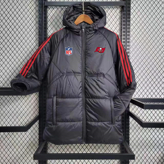 Tampa Bay Buccaneers Puffer Coat Down Jacket - Black