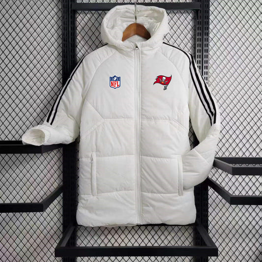 Tampa Bay Buccaneers Puffer Coat Down Jacket - White