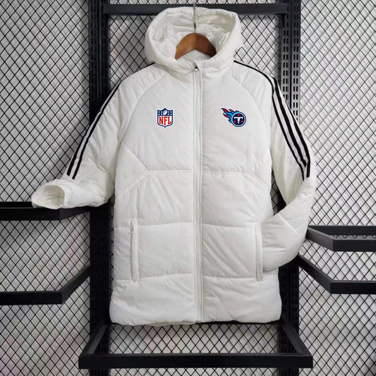 Tennessee Titans Puffer Coat Down Jacket - White