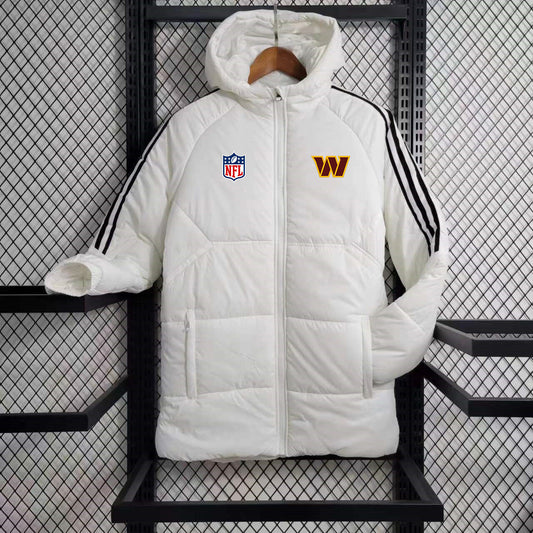 Washington Commanders Puffer Coat Down Jacket - White