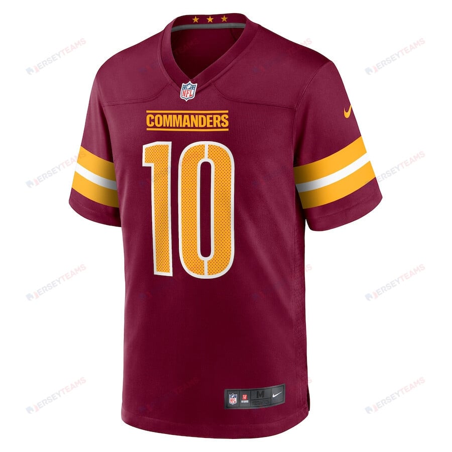 Tress Way 10 Washington Commanders Game Men Jersey - Burgundy