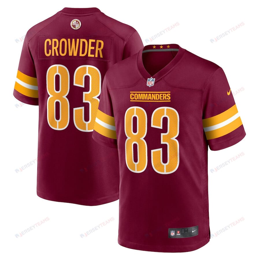 Jamison Crowder 83 Washington Commanders Game Men Jersey - Burgundy