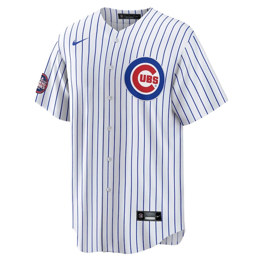 Nico Hoerner 2 Chicago Cubs 2025 MLB World Tour: Tokyo Series Home Player Men Jersey - White