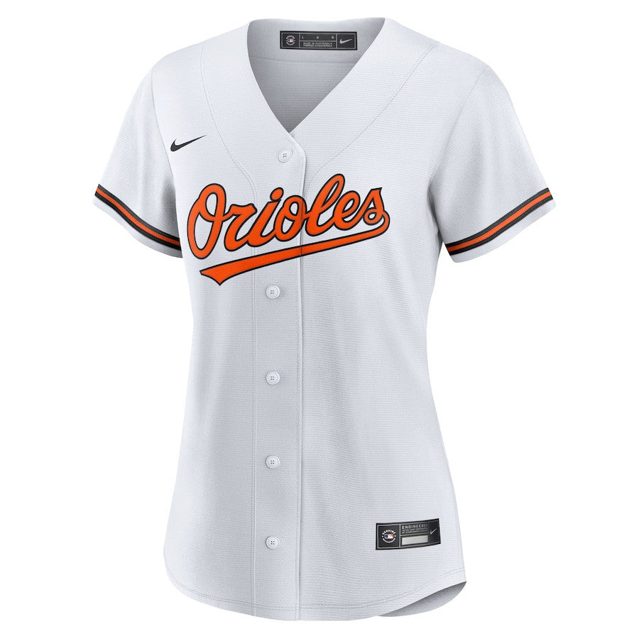 Cedric Mullins 31 Baltimore Orioles Women's Home Jersey - White