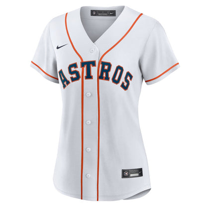 Framber Valdez 59 Houston Astros Women's Home Jersey - White