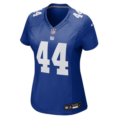 Cam Skattebo 44 New York Giants Women's Team Game Player Jersey - Royal