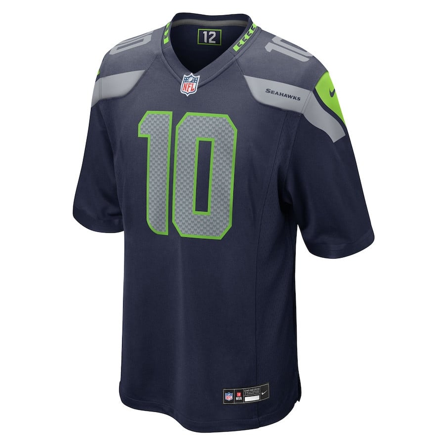 Cooper Kupp 10 Seattle Seahawks Team Game Men Jersey - College Navy
