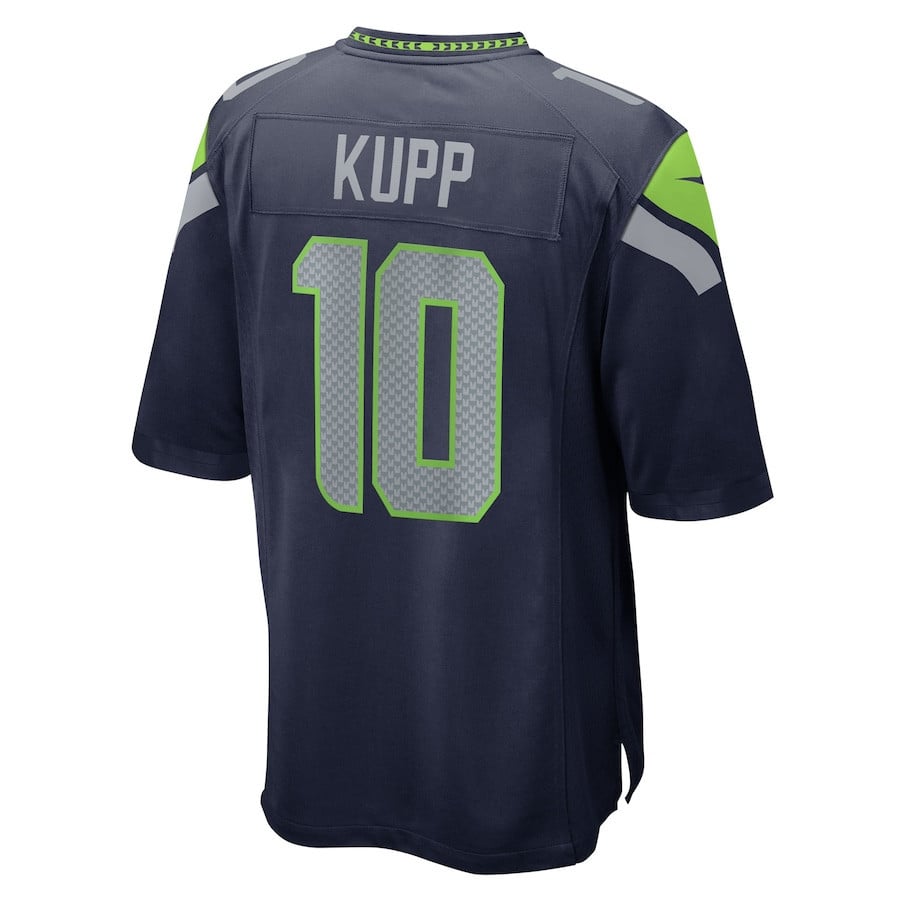Cooper Kupp 10 Seattle Seahawks Team Game Men Jersey - College Navy