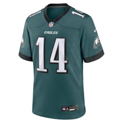 Sam Howell 14 Philadelphia Eagles Team Game Men Jersey - Midnight Green