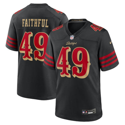 The Faithful 49 San Francisco 49ers 2025 Rivalries Collection Game Men Jersey - Black