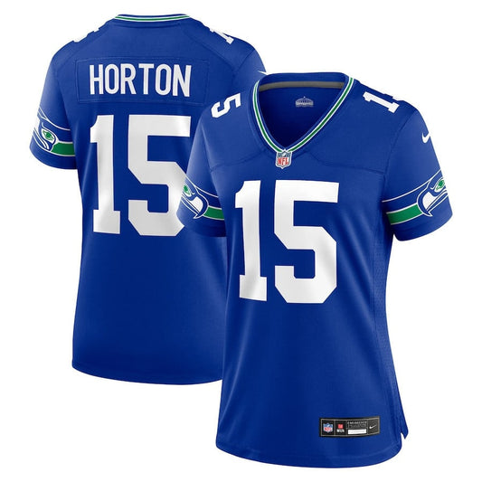 Tory Horton 15 Seattle Seahawks Women's Alternate 2 Game Jersey - Royal