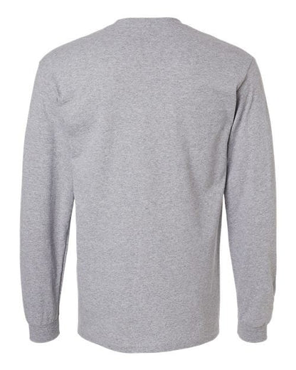 Seattle Seahawks Long Sleeve T-Shirt – Team Scratch Logo – Gray