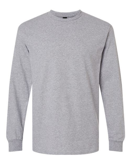 Seattle Seahawks Long Sleeve T-Shirt – Team Scratch Logo – Gray