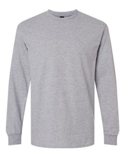 Seattle Seahawks Long Sleeve T-Shirt – Team Scratch Logo – Gray
