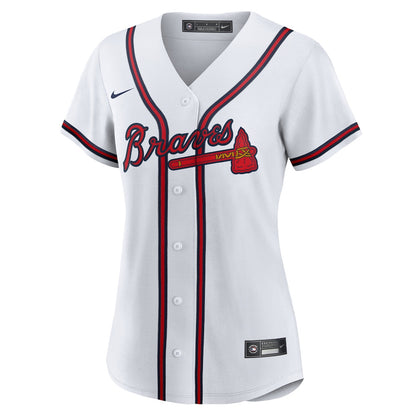 Drake Baldwin 30 Atlanta Braves Women's Home Jersey - White